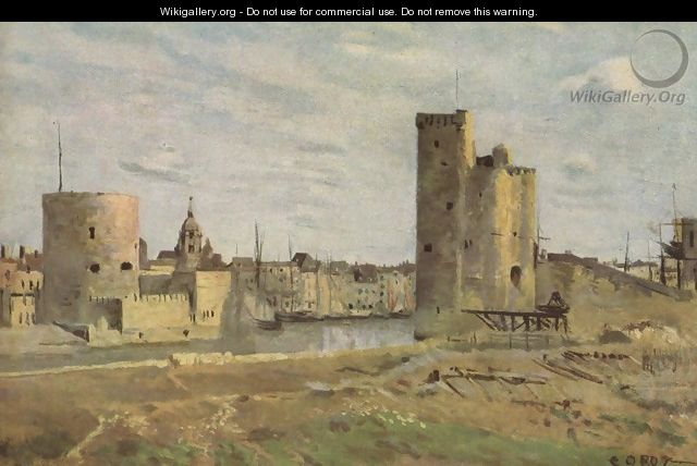 La Rochelle, Hafeneinfahrt - Jean-Baptiste-Camille Corot
