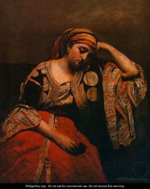 Jewish Algerian Woman - Jean-Baptiste-Camille Corot