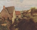 Hütten mit Mühle am Bachufer - Jean-Baptiste-Camille Corot