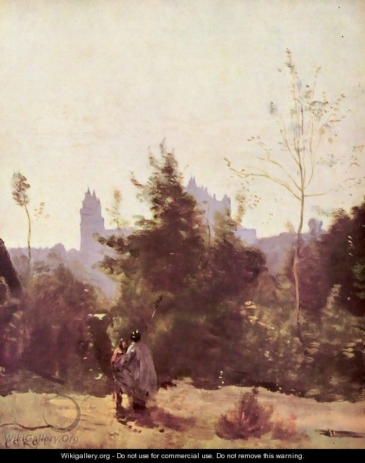 Erinnerung an Pierrefonds - Jean-Baptiste-Camille Corot