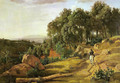 A View near Volterra - Jean-Baptiste-Camille Corot