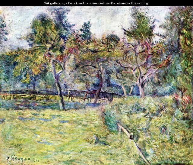 Breton landscape (2) - Paul Gauguin