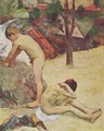 Bathers Breton boy - Paul Gauguin