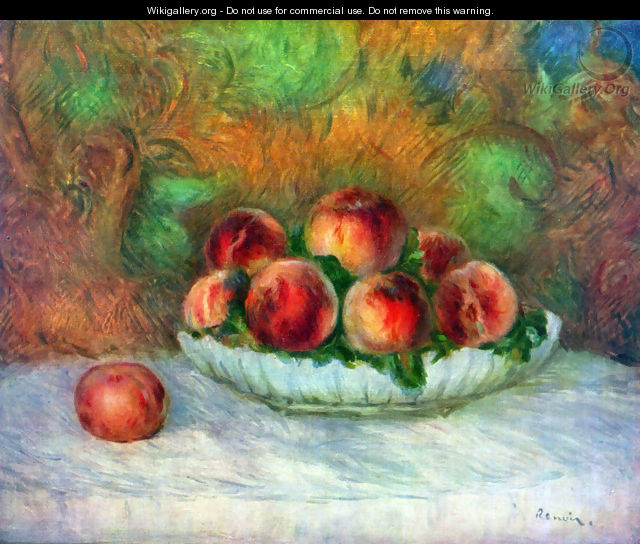 Still life with fruits - Pierre Auguste Renoir