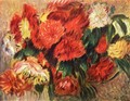 Still life with chrysanthemums - Pierre Auguste Renoir