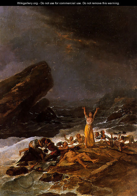 Naufragiogoya - Francisco De Goya y Lucientes