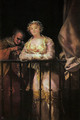 Maja y celestina al balcón - Francisco De Goya y Lucientes
