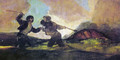 Duel with Cudgels - Francisco De Goya y Lucientes