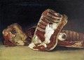 A Butcher's Counter - Francisco De Goya y Lucientes