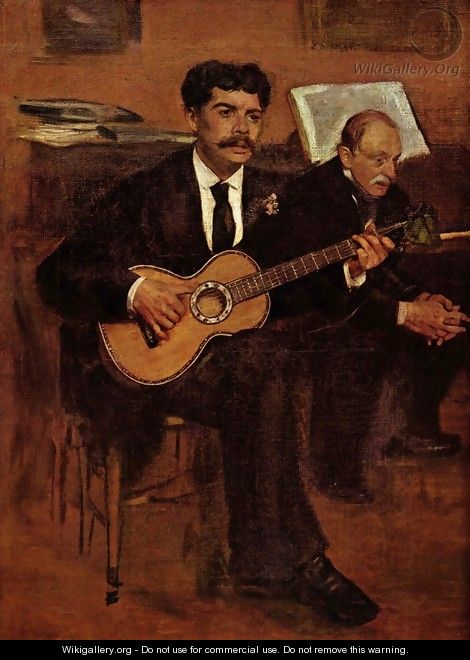 Man playing guitar - Edouard Manet