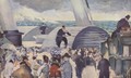 Embarkation after Folkestone - Edouard Manet