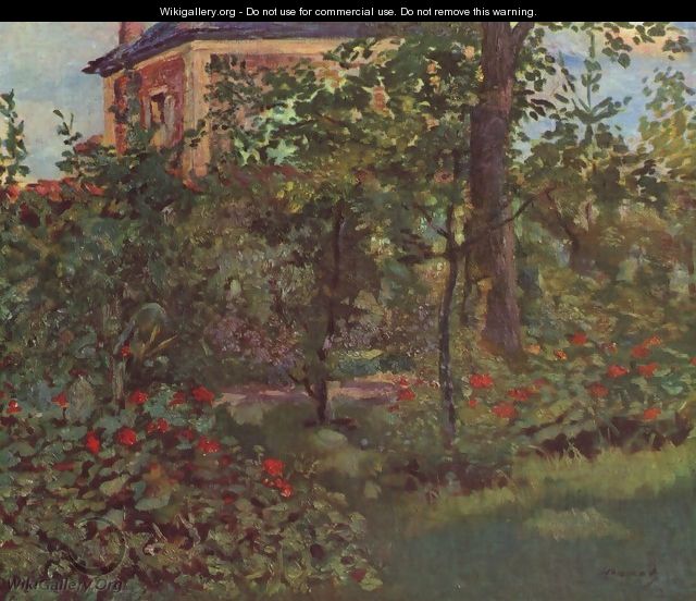 A corner in the garden of Bellevue - Edouard Manet