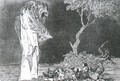 Disparates No.2 Torheit der Furcht - Francisco De Goya y Lucientes
