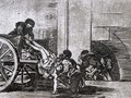 Cartloads to the cemetery - Francisco De Goya y Lucientes