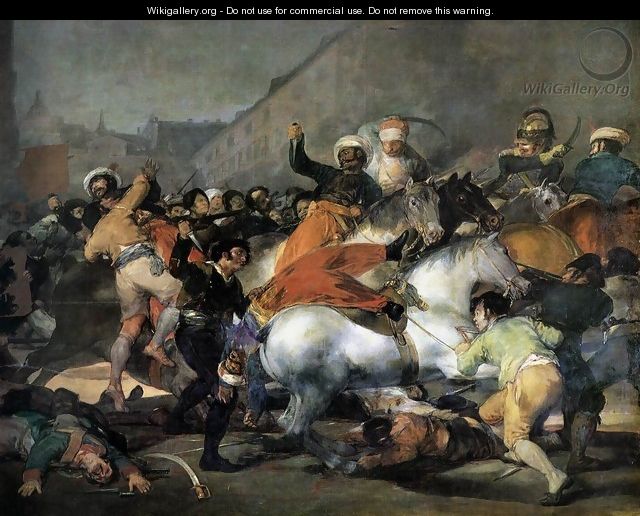 The Second of May, 1808, The Charge of the Mamelukes - Francisco De Goya y Lucientes