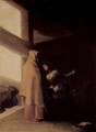 The Monk Visit - Francisco De Goya y Lucientes
