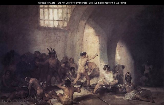 The Madhouse - Francisco De Goya y Lucientes