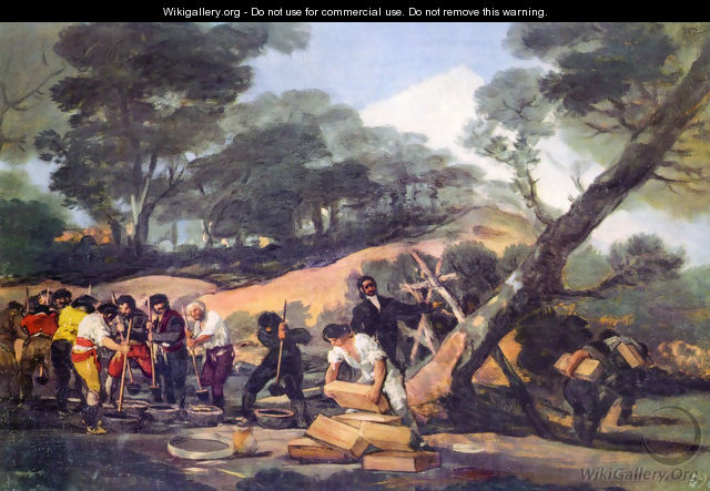 Powder Factory in the Sieerra - Francisco De Goya y Lucientes