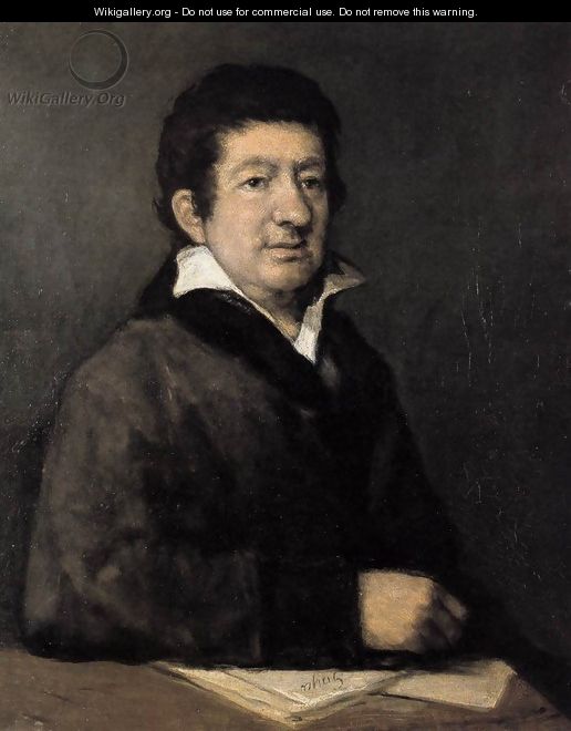 Portrait of the Poet Moratín - Francisco De Goya y Lucientes