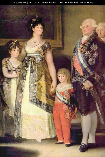 Charles IV and his Family (detail) - Francisco De Goya y Lucientes