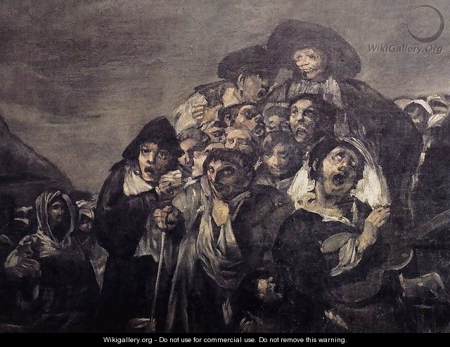 A Pilgrimage to San Isidro (detail 1) - Francisco De Goya y Lucientes