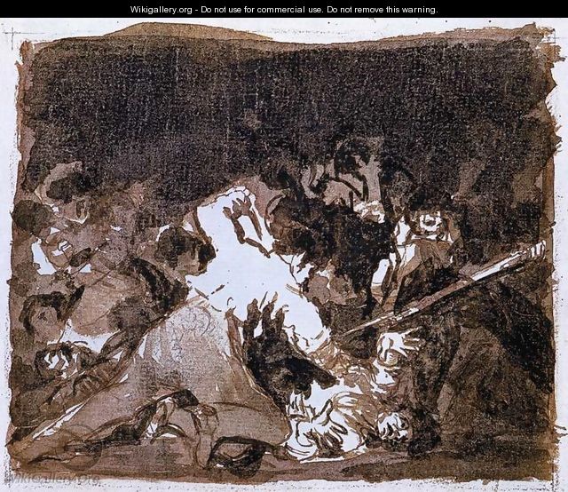 War scene - Francisco De Goya y Lucientes