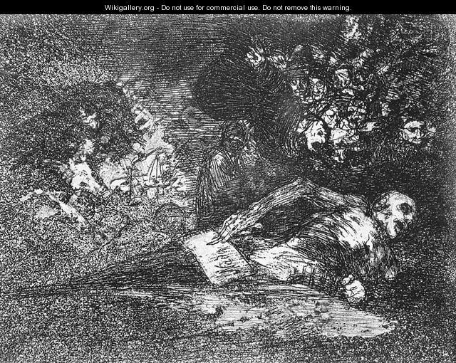 Nothing. The event will tell - Francisco De Goya y Lucientes