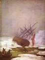Wreck in the polar sea - Caspar David Friedrich