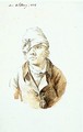 Self-Portrait with Cap and Sighting Eye-Shield - Caspar David Friedrich