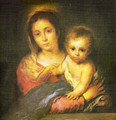 The Virgin of the napkin - Bartolome Esteban Murillo