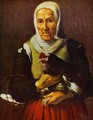 Old Woman with a Hen - Bartolome Esteban Murillo