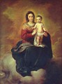 Madonna in the Clouds - Bartolome Esteban Murillo