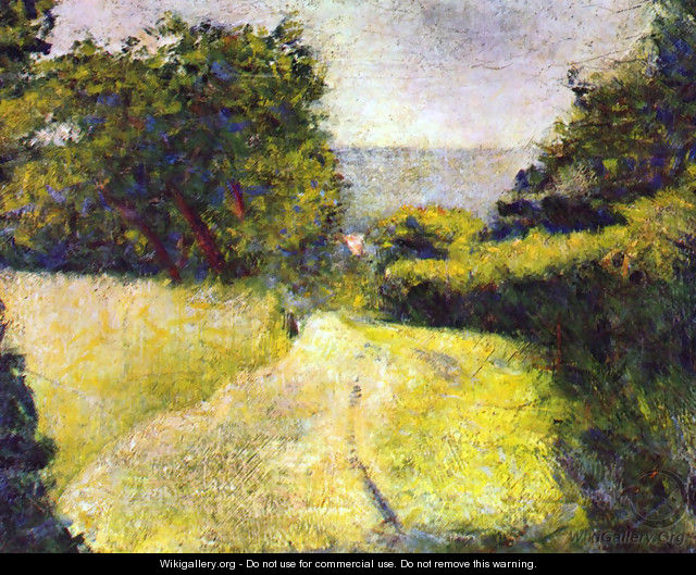 The Sunken lane - Georges Seurat