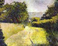 The Sunken lane - Georges Seurat