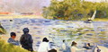 Bathing at Asnieres 7 - Georges Seurat