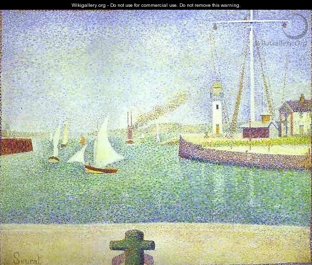 The Harbour Entrance, Honfleur - Georges Seurat