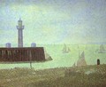 The End of a Jetty, Honfleur - Georges Seurat