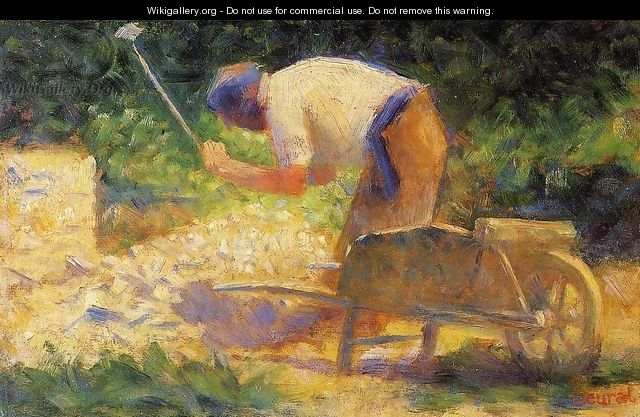 Stone Breaker and Wheelbarrow, Le Raincy - Georges Seurat