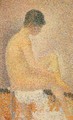 Side seated model - Georges Seurat
