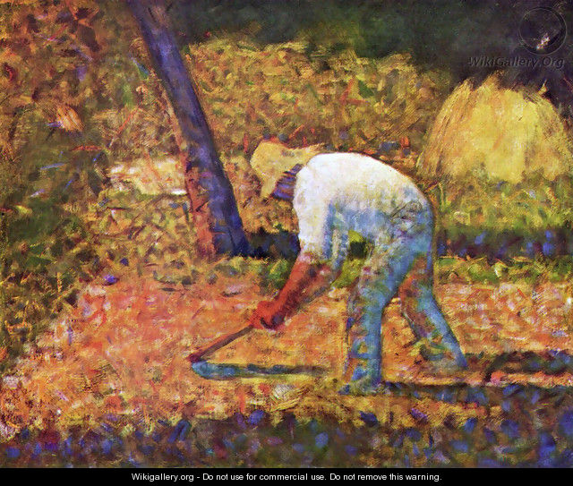 Peasant with a Hoe - Georges Seurat