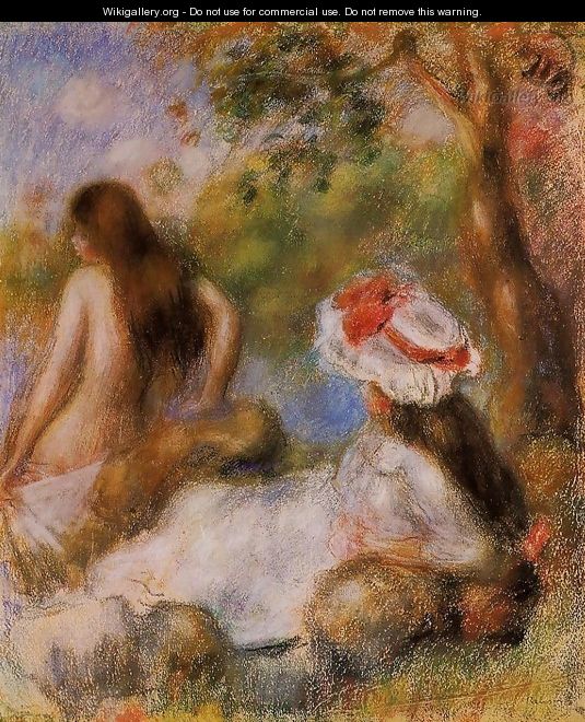 Bathers 2 2 - Pierre Auguste Renoir