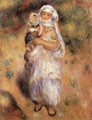 Algerian woman with a child - Pierre Auguste Renoir