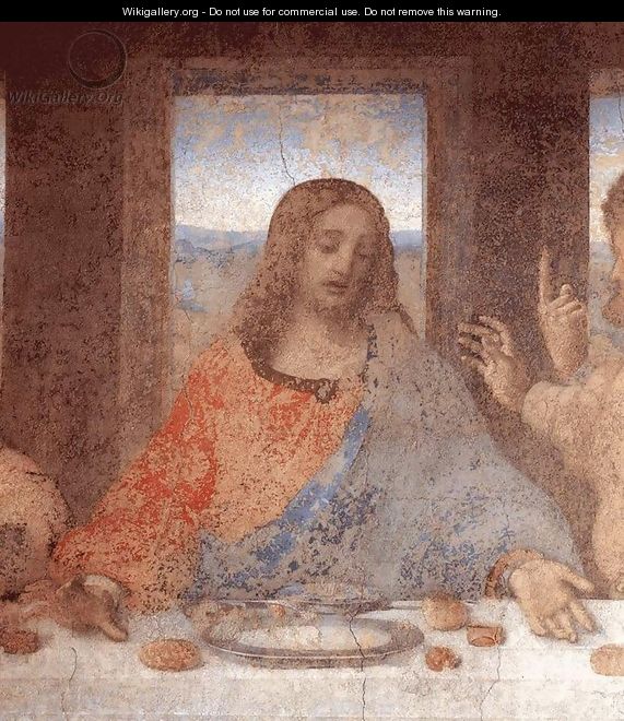 The Last Supper (detail2) - Leonardo Da Vinci