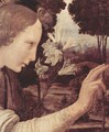 Annunciation (detail) 7 - Leonardo Da Vinci