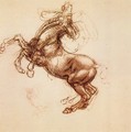Rearing Horse 1483-98 - Leonardo Da Vinci