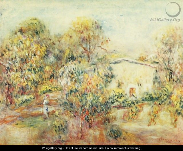 Landscape at Cagnes 2 - Pierre Auguste Renoir