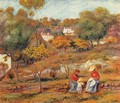 Landscape at Cagnes (2) - Pierre Auguste Renoir
