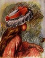Girl head - Pierre Auguste Renoir