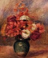 Dahlias and Asters - Pierre Auguste Renoir