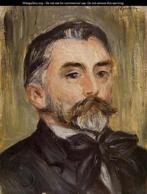 Stephane Mallarme 1 - Pierre Auguste Renoir